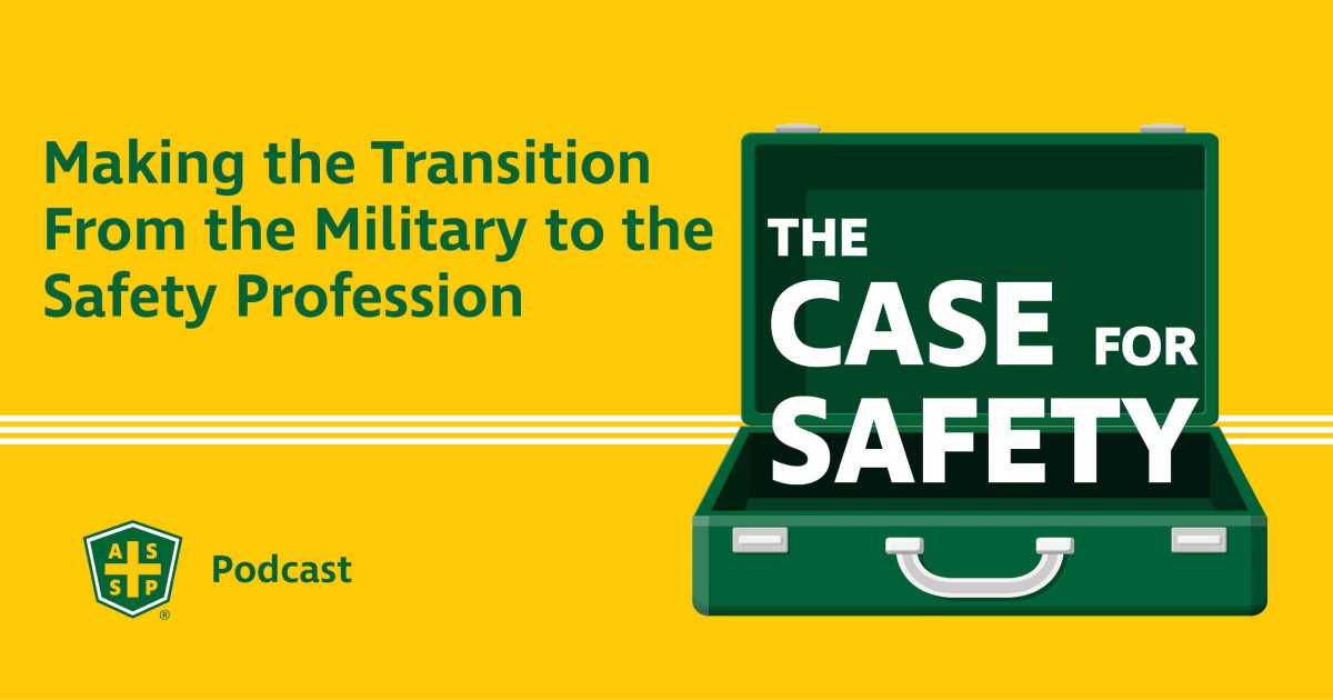 Case for Safety Podcast Military Veteran Graphic