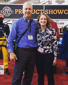 Allison Short and her father, Kevin Gantz, at Safety 2016